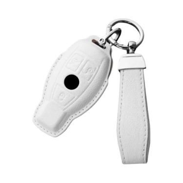 Imagem de Capa De Chave De Carro Em Couro Genuine Mercedes Benz Para Classe a B 
