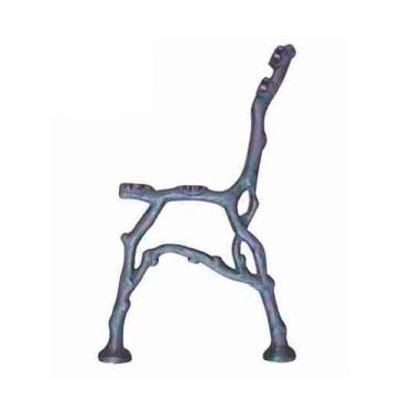 Imagem de Par Pé de Banco Praça Jardim Decoração Mineiro Ferro Fundido - UNICLÁU