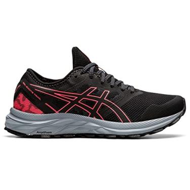 Imagem de ASICS Tênis de corrida feminino GEL-EXCITE TRAIL, Preto/Coral Blazing, 36