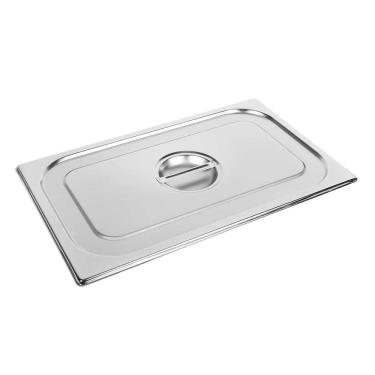Imagem de Tampa Para Cuba Gastronômica GN 1/4 Aço Inox Sem Recorte