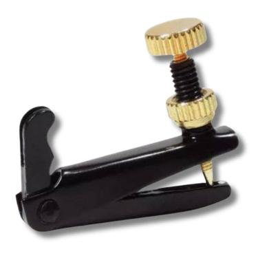 Imagem de Micro Afinador Violino Svn-03 Preto E Dourado Smart Unidade