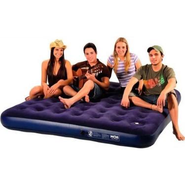 Imagem de 2X Colchão Inflável King Size Grande Barraca Acampamento Cas