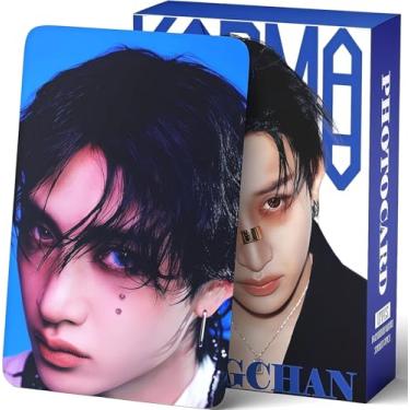 Imagem de Stray Kids Photocards 127 PCS Stray Kids KARAMA Photo Cards Stray Kids Dominate World Tour Photocards lomo Card Gift Lomo Cards Merch for Stray Kids Boys and Girls (Bang Chan)