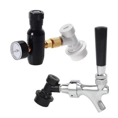 Imagem de Fabricação caseira de cerveja Home Brewery Beer Carbonation & Dispenser Combine Kit,Premium 0-60PSI Mini Co2 Regulator,Craft Beer Tap Acessórios para vinho(Type 3)