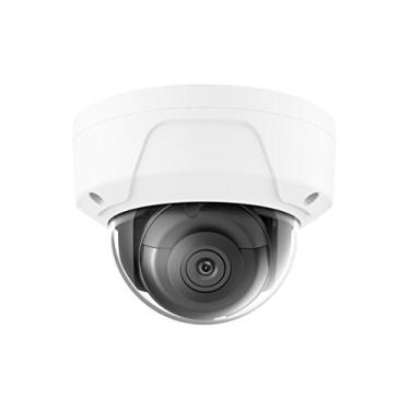Imagem de Monoprice Câmera de segurança 8MP 4K Dome IP 3840x2160 à prova de vandalismo - branca com uma lente grande angular de 2,8 mm, matriz WDR IR 2.0 e slot para cartão micro SD embutido