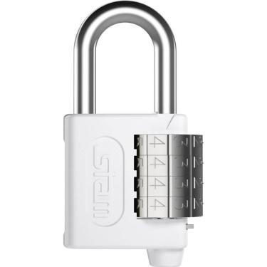 Imagem de Cadeado de Zamac com Segredo Branco 40mm - 00505 - STAM