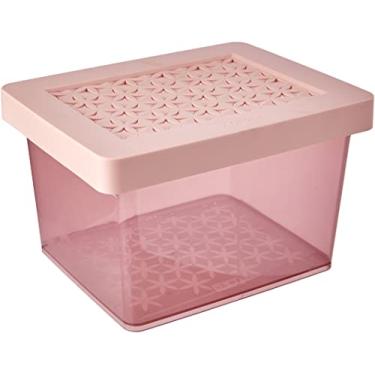 Imagem de Ordene - Caixa Plástica Baixa Multiuso Pequena com Tampa de 2,8 L, Linha Hana