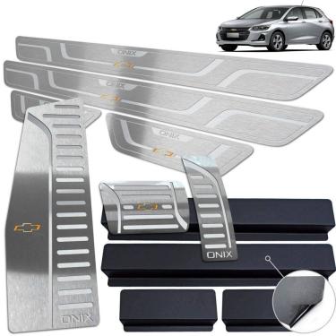 Imagem de Descanso Soleira Pedaleira Automático Prata Onix 2020