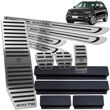 Imagem de Descanso Pedaleira Manual Soleira T-Cross 200 TSI Preto BR