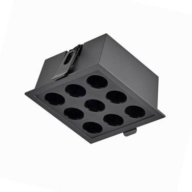 Imagem de Spot De Embutir Nordecor Downlight Powerus Led Alto Irc 90 18w Bivolt Preto 4000k