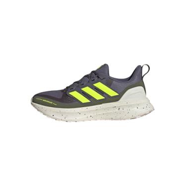 Imagem de adidas Tênis feminino Ultrarun 5 Trail, Violeta pré-amada/limão lúcido/preto, 37