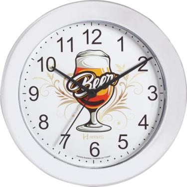 Imagem de Relógio de Parede Herweg Beer Branco 21CM 660064-021