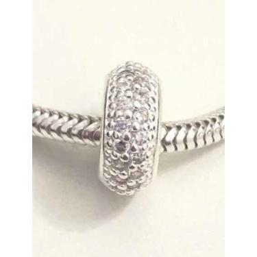 Imagem de Kit 3 Separador Pneuzinho Pedra Zirconia Prata Legítima 925 - Lojas La