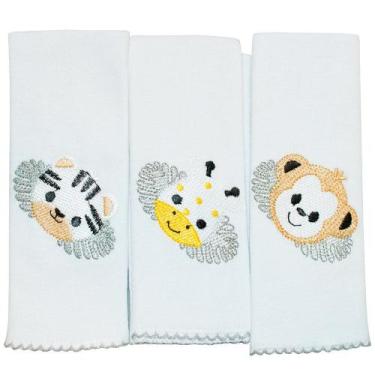 Imagem de Fralda de Boca Floresta dos Bichos Malha 3 Peças - Liny Baby