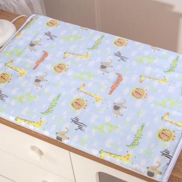 Imagem de Trocador de Bebê Safari Azul - Miguel Baby