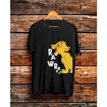 Imagem de Camiseta Adulto Rei Leao Unissex 100% Algodão - loja dinka, m, Preto