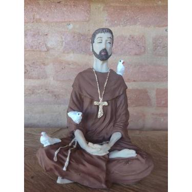 Imagem de São Francisco Meditando - Baú de lendas 