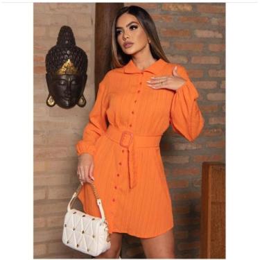 Imagem de Chemise/Moda Feminina  - Nanda Fashion Boutique , Laranja, U