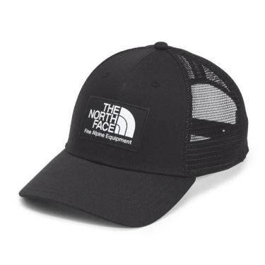 Imagem de Boné TNF Mudder Trucker - Preto | Ajuste Clássico, Reciclado