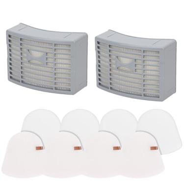 Imagem de Substituição de filtros a vácuo para Shark Powered Lift-Away DLX NV580 Series NV581, NV581Q, NV585, NV586, 2 filtros HEPA, 4 filtros de espuma e 4 filtros de feltro falso - Compare com as peças