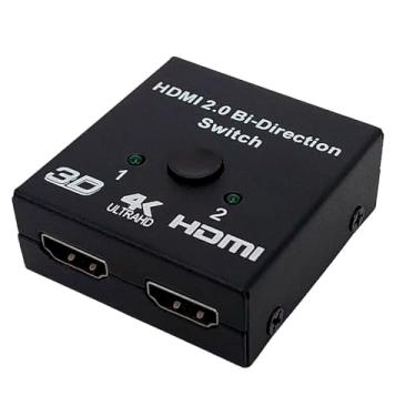 Imagem de CHAVEADOR SWITCH HDMI 2X1 / 1X2 BI-DIRECIONAL 3D 4K ULTRA HD X-CELL