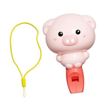 Imagem de EHJRE Apito de animal fofo de desenho animado, instrumento musical com som para crianças de 3 anos ou mais, Porco