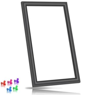 Imagem de Gaxeta de porta de geladeira atualizada 241872510 compatível com junta de porta de geladeira Frigidaire, preta 104 x 68 cm AP4316177 PS2331950 240542110 240542122 Substituição da junta da porta da