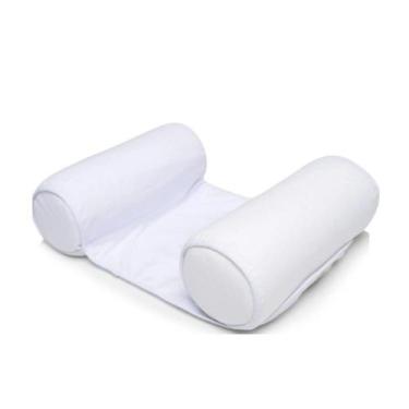 Imagem de Rolinho Segura Bebê Todo Branco Segura Bebe P/ Berço Branco 100 Algodã