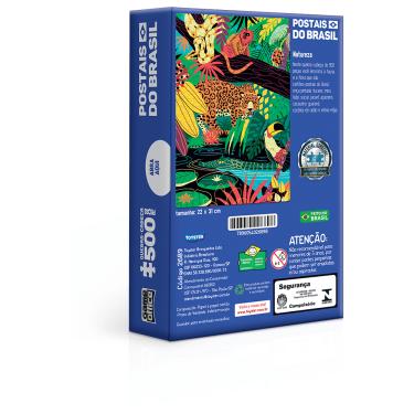 Imagem de QUEBRA CABECA 500 PCS NANO POSTAIS DO BRASIL 2689