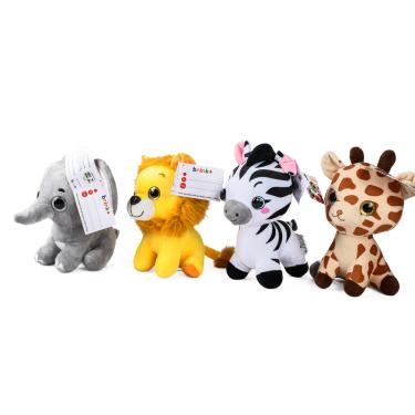 Imagem de PELUCIA ANIMAIS SELVAGENS SORTIDO 20CM BRINK+