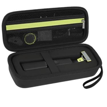 Imagem de Estojo Protetor Compatível com Philips Norelco OneBlade – Modelos QP6531/70, QP6530/70, QP6510/70, QP6530/80, QP6550/70 – Case Rígido com Espuma Interna e Bolso em Tela