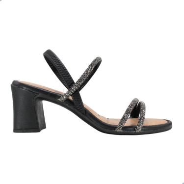 Imagem de Sandália Feminina Mississipi salto Bloco Preto Mc414.0001