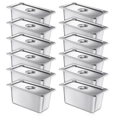 Imagem de Steam Hotel Pan Mifoci, tamanho 1/3, 15 cm de profundidade, aço inoxid