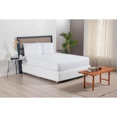 Imagem de Jogo de Lençol 3 Pçs Casal Queen Versatile Simples Micropercal 300 Fio