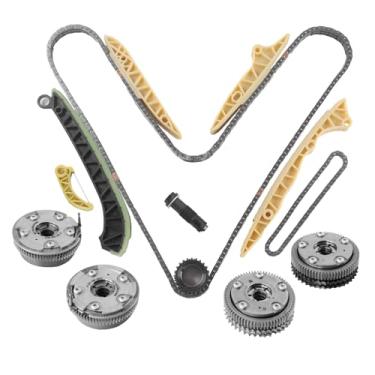 Imagem de INGKAN Kit de roda dentada VVT de corrente de distribuição do motor M272 adequado para Mercedes W203 W211 W164 W221 C300 C350 CL550 CLK350 CLS550 E350 G550 GL450 GLK350 ML350 RR 350 P 400 SL550 SLK280