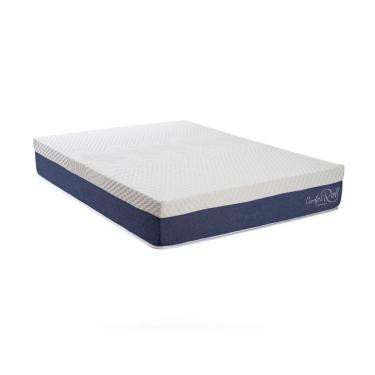 Imagem de Colchão Casal Mola Ensacada Comfort Roll (28x138x188) Branco e Azul