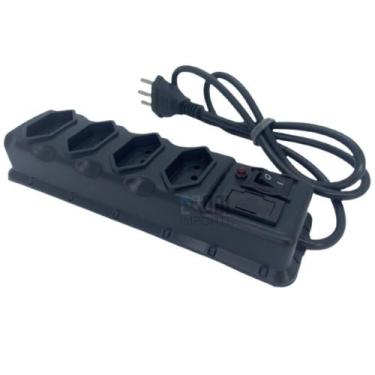 Imagem de Filtro de linha 4 tomadas com fusivel 10a - DJL