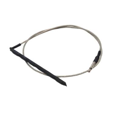 Imagem de JunZheHub Captador Piezoelétrico para [ilegível], Haste de Captação, Conector de áudio de 2,5 Mm, Componente de Instrumento Fácil de Usar com Plugue para Prátic, 7,1 cm para baixo