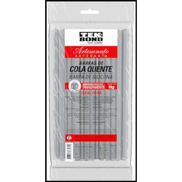 Imagem de Cola Quente Bastão Grossa Transparente 1KG
