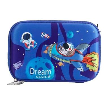Imagem de Estojo Box Escolar VMP Poli EVA Fantasia 3D Espacial – para Canetas, Lápis e Acessórios Escolares.
