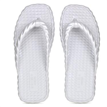 Imagem de Chinelo Brizza Arezzo EVA Bico Quadrado Prata - Feminino-Feminino