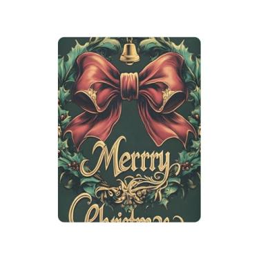 Imagem de Blueangle Jogo de lençol com elástico para berço – Conjunto de lençóis de guirlanda de Natal macio e respirável, serve para colchão de berço padrão (442)