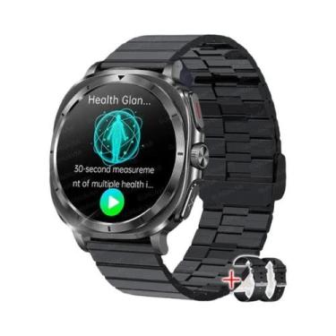 Imagem de Relógio Inteligente De Saúde Masculina 2025 Risco De Hipertensão ECG Á