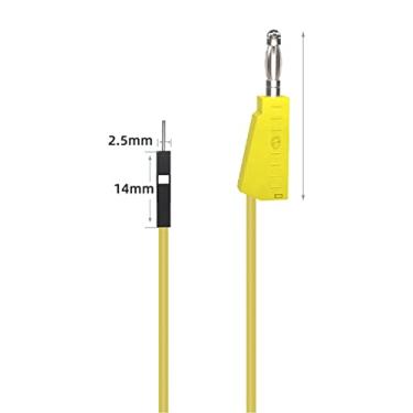 Imagem de YWBL-WH Fio de Salto de 10 Pces, Linha de Cabo de Teste Elétrico de Silicone Flexível Colorido, Perfeito para Projetos de Multímetro e Placa de Ensaio