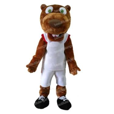 Imagem de Fantasia de mascote de Halloween desenho animado animal de pelúcia anime personagem adulto fantasia de Natal Carnaval