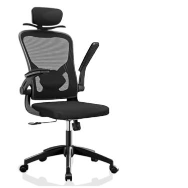 Imagem de Cadeira de Escritório Ergonômica, Estofado Mesh Respirável, Ajuste de Altura e Inclinação, Suporte Lombar, Rodízios Silenciosos e Base Robusta - Conforto e Saúde para o Seu Trabalho