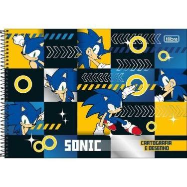 Imagem de Caderno de Cartografia e Desenho Sonic 80 Folhas - Tilibra -, Preto