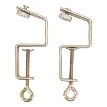 Imagem de CUOFYUNL 2pcs Braçadeiras de mesa para máquina de tricô Profissional resistente de alta resistência Braçadeiras de mesa de substituição para KR830 KR840 KR850