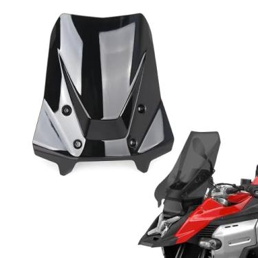 Imagem de Para-brisa de motocicleta expandido para R1300GS R1300 GS Adventure 2023 2024 defletor de vento dianteiro carenagem protetor de vento protetor de vento acessórios de motocicleta (preto)