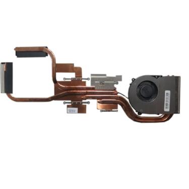 Imagem de Ventoinha e dissipador de calor para CPU/GPU de laptop para CLEVO NH50EA NH50RA NH50DB EFC-70100V1-0AH 6-31-NH5B2-101 (sem ventoinha para GPU)